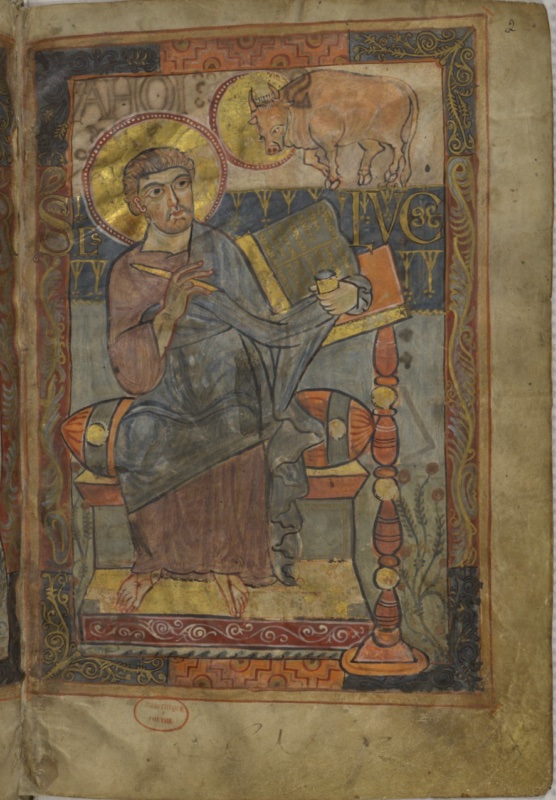 Luke in Godescalc Evanglistary